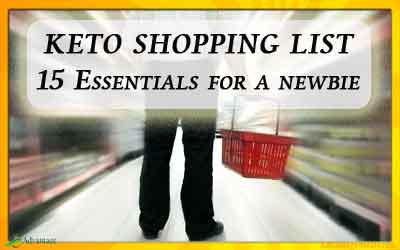 Beginners Keto Shopping List