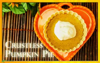 Crustless Pumpkin Pie Recipe to die for. All the goodness of pumpkin pie without the carbs and grains. 4 Net Carbs. Gluten Free | Keto Friendly | Single Serving Portion Control. #Keto #Thanksgiving #CrustlessPie #PumpkinPie #KetoThanksgiving